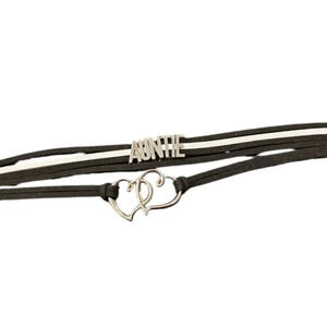 Auntie Hearts Faux Leather Multi-layered Bracelet